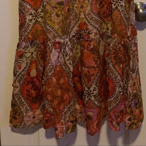 FARM RIO Mosaic Floral Long Sleeved Maxi Dress Size M NWT Gorgeous! - Picture 8 of 8